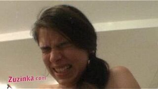 Наездница Зузинка трахается с возбужденным мужиком - порно видео