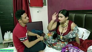 Удачливый индийский паренек и красивая новая жена! Индийский романтический эротический секс - порно видео